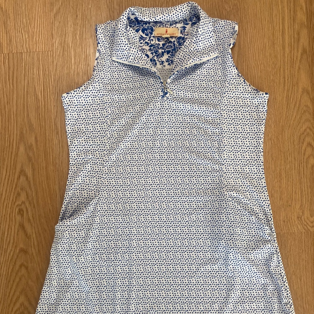 Sport Haley Golf Dress  | Blue and White